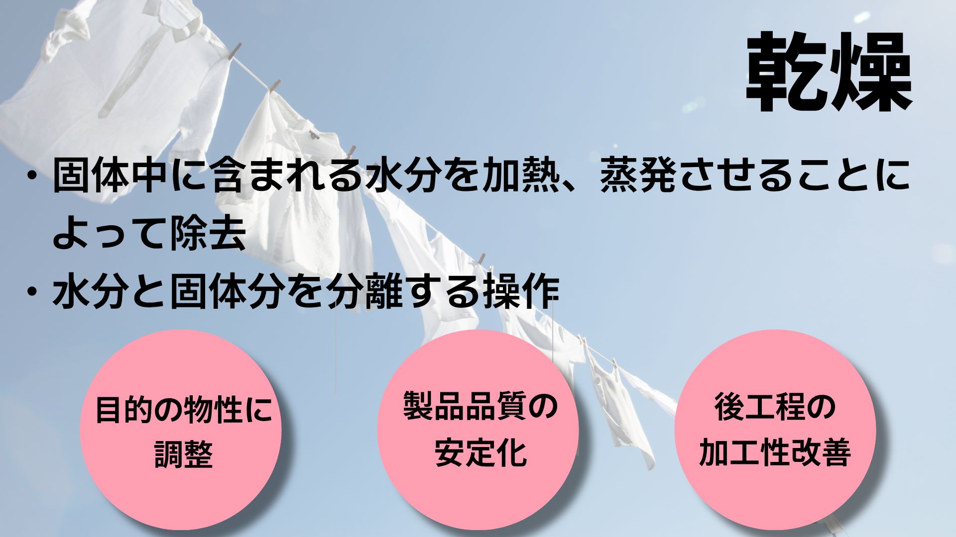乾燥とは